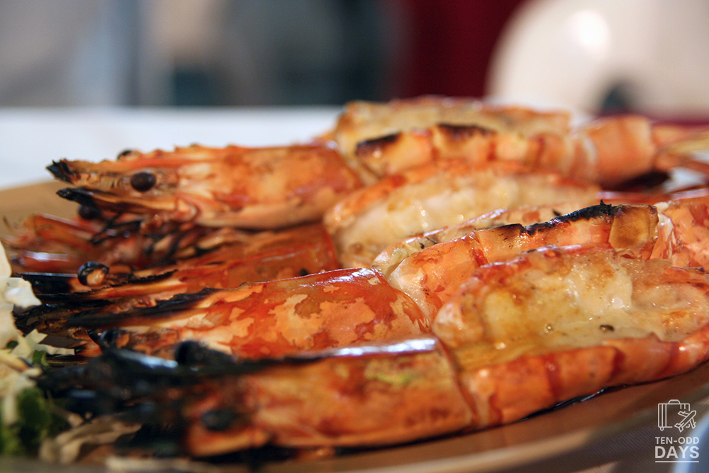 Dinner D1 Prawns